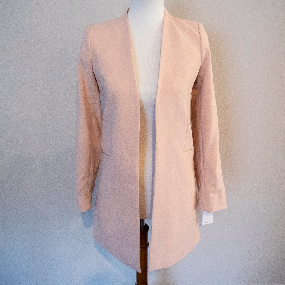Calvin Klein Blush Pink Blazer Petite 6 Women